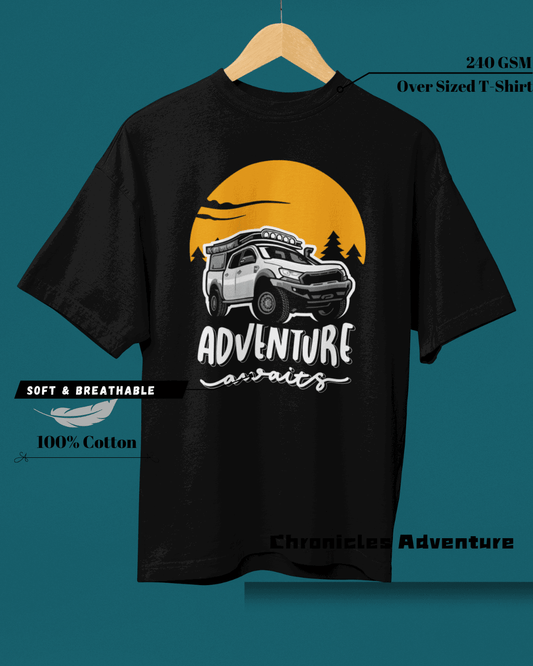 Adventure Awaits | Oversized T-Shirt | TRAVEL & ADVENTURE - CHRONICLES