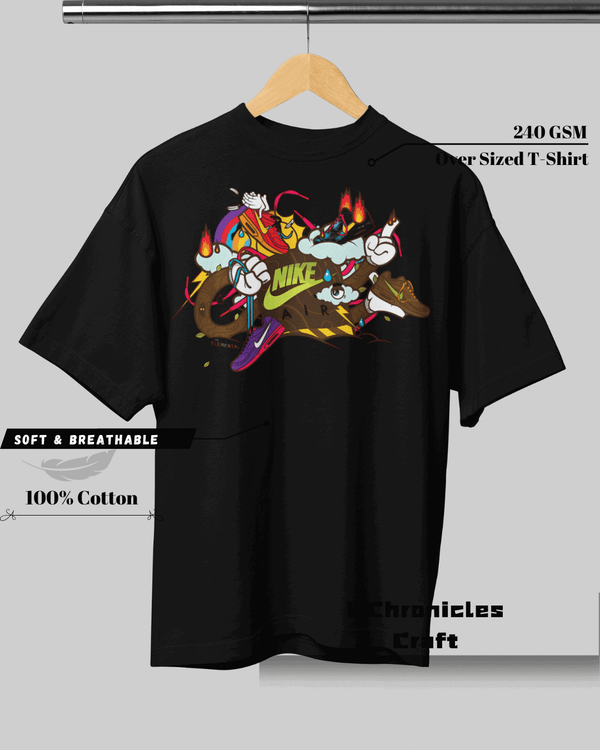 All In Nike | Oversized T-Shirt | Chronicles Craft - CHRONICLES
