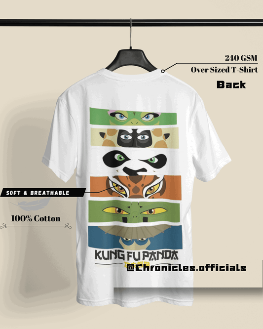 All In One (Kung Fu Panda) - Double Side Print | Oversized T-Shirt | Kung Fu Panda - CHRONICLES
