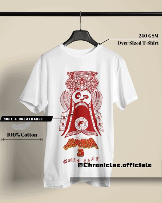 All In One (Kung Fu Panda) - Double Side Print | Oversized T-Shirt | Kung Fu Panda - CHRONICLES