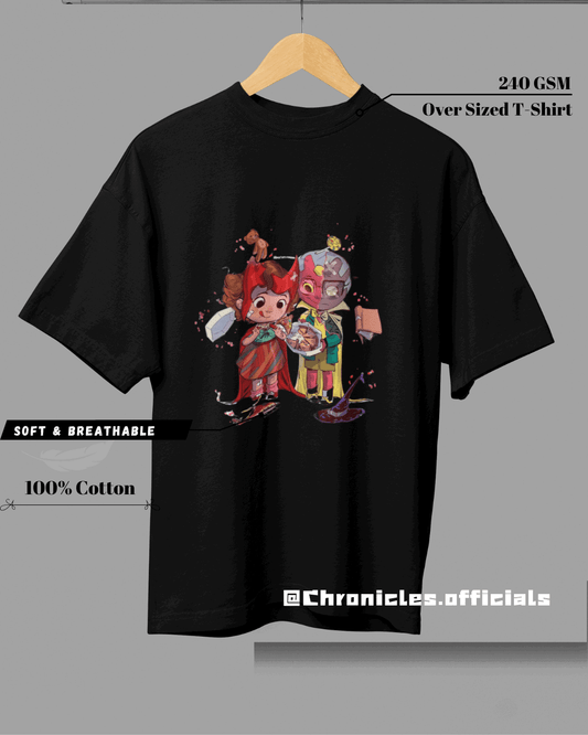 Animated Print  | Oversized T-Shirt | WANDAVISION - CHRONICLES