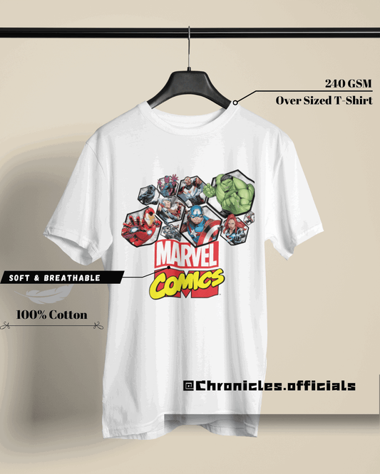 Avengers Assemble - Comics | Oversized T-Shirt | Marvel - CHRONICLES