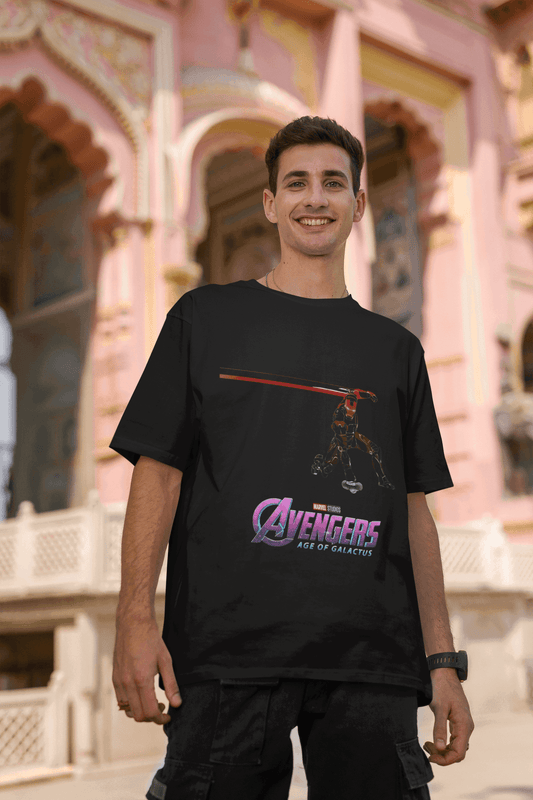 Avengers age of Galactus Iron Man | Oversized T-Shirt | Marvel - CHRONICLES