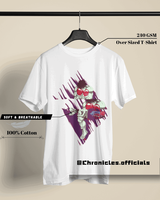 Boxing Ring Pose | Oversized T-Shirt | Hajime No Ippo - CHRONICLES