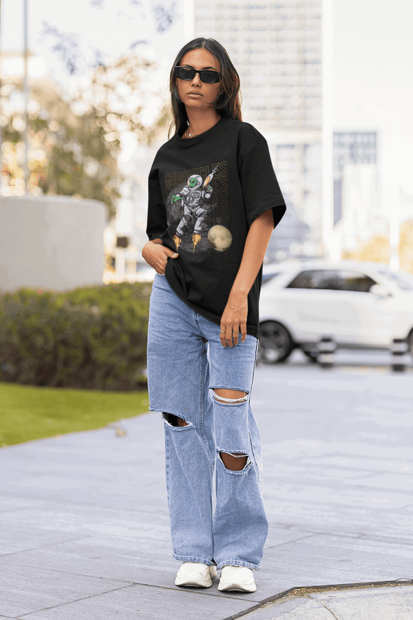 Chronicles Into Space | Over Sized | Oversized T-Shirt | Chronicles Exclusive - CHRONICLES