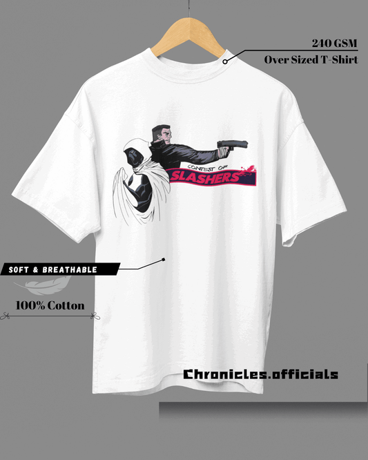 Contest of Slashers | Oversized T-Shirt | Moon Knight - CHRONICLES