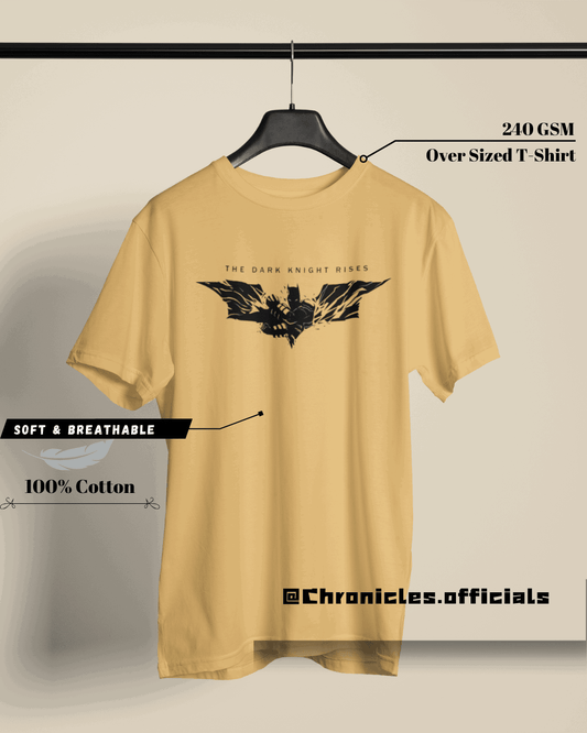 Dark Knight Centre heart logo | Oversized T-Shirt | DC Official - CHRONICLES