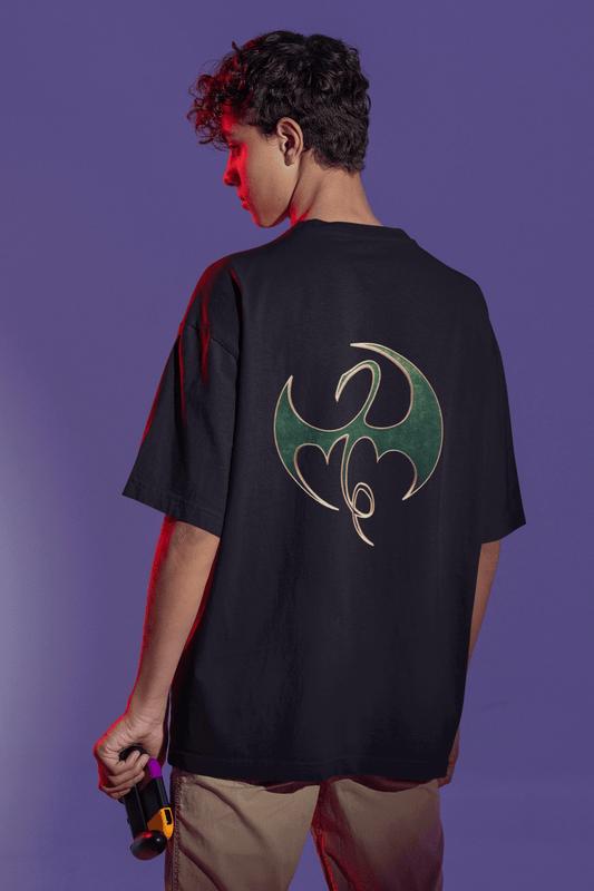 Facial Print | Oversized T-Shirt | Iron Fist - CHRONICLES