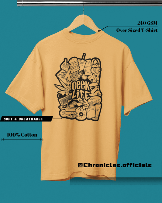 Geeks Life | Oversized T-Shirt | Geeks - CHRONICLES