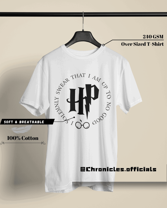 I Am Upto No Good - Harry Potter | Oversized T-Shirt | HARRY POTTER - CHRONICLES