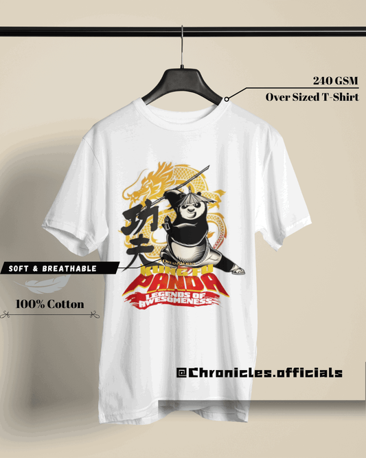 Legend of Awesomeness (Kung Fu Panda) | Oversized T-Shirt | Kung Fu Panda - CHRONICLES
