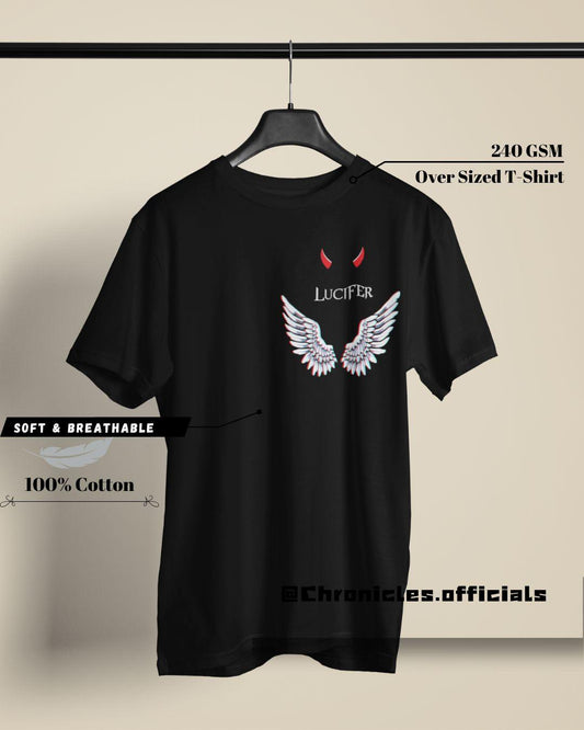 Lucifer Logo | Oversized T-Shirt | Lucifer - CHRONICLES