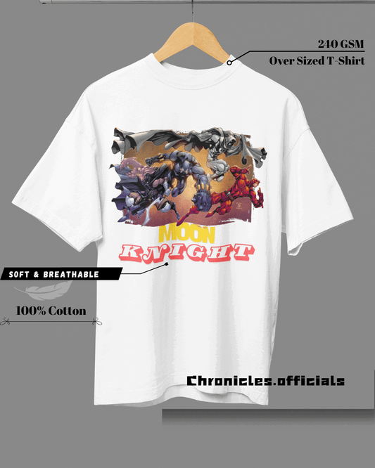 Moon Knight All Characters | Oversized T-Shirt | Moon Knight - CHRONICLES