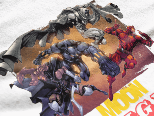 Moon Knight All Characters | Oversized T-Shirt | Moon Knight - CHRONICLES