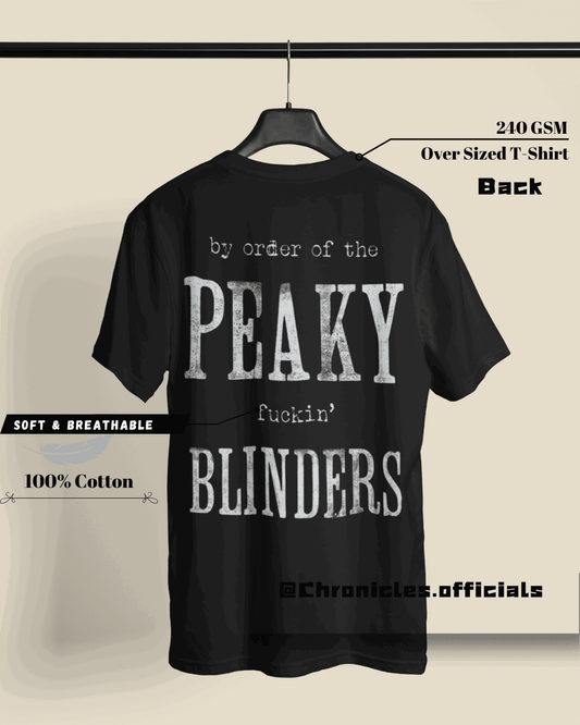 Peaky Blinders Logo | Oversized T-Shirt | Peaky Blinders - CHRONICLES