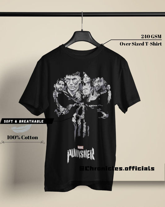 Punisher The TV series | Oversized T-Shirt | The Punisher - CHRONICLES
