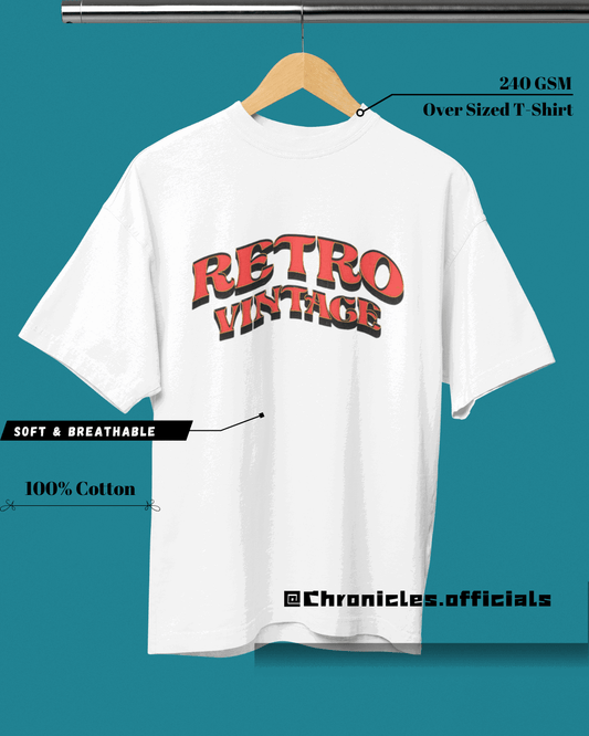 Retro Vintage | Oversized T-Shirt | Geeks - CHRONICLES