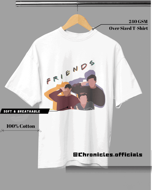 Ross, Joey and Chandler| Oversized T-Shirt | FRIENDS - CHRONICLES