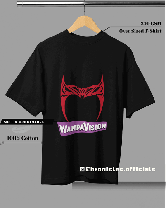 Scarlet Witch's Head Gear   | Oversized T-Shirt | WANDAVISION - CHRONICLES