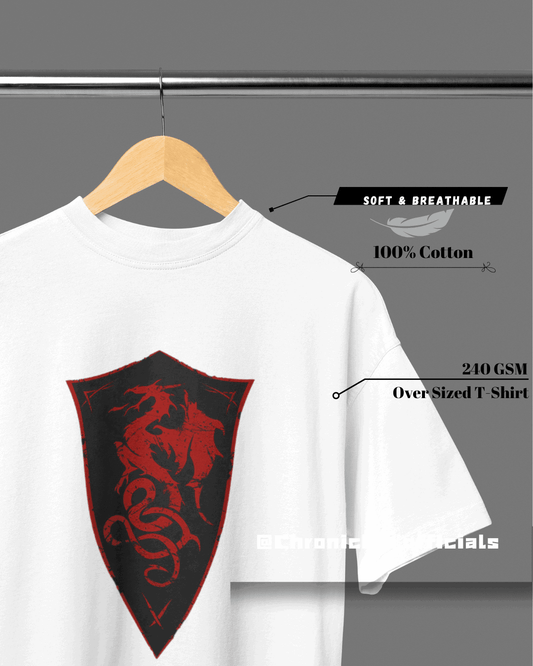 Targaryen Flag | Oversized T-Shirt | GOT - CHRONICLES