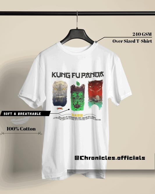 The Anti Panda's - (Kung Fu Panda) | Oversized T-Shirt | Kung Fu Panda - CHRONICLES