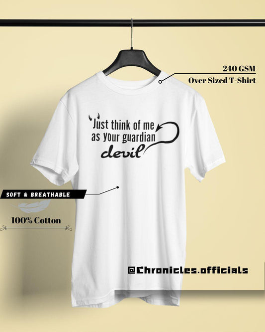 The "Devils" Guardian | Lucifer | Oversized T-Shirt - CHRONICLES