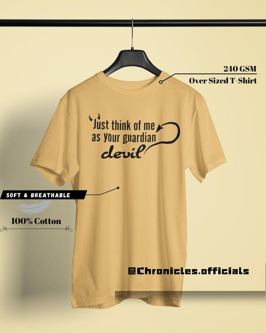 The "Devils" Guardian | Lucifer | Oversized T-Shirt - CHRONICLES