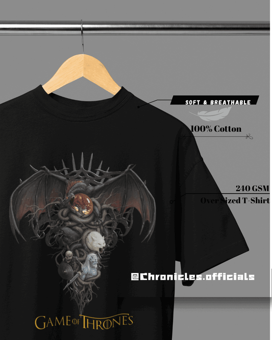 War print | Oversized T-Shirt | GOT - CHRONICLES