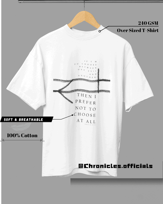 Warrior's Quote | Oversized T-Shirt | THE WITCHER - CHRONICLES