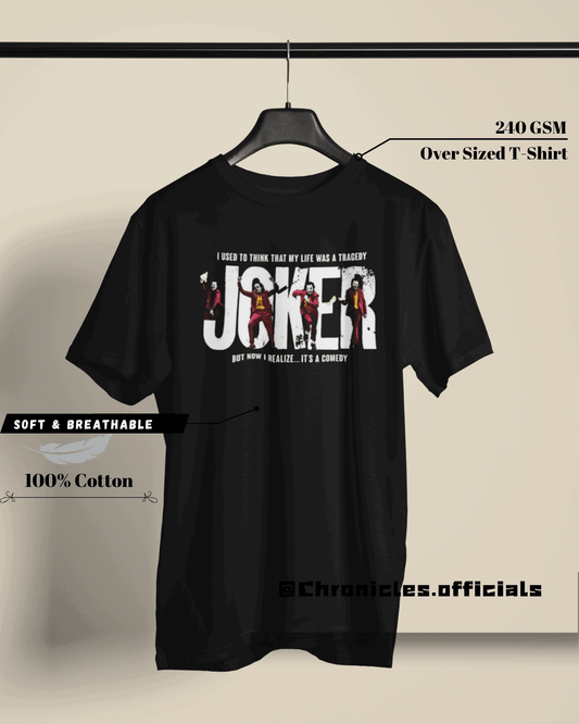 Why So Serious - Dual Side Print | Oversized T-Shirt | DC Official - CHRONICLES