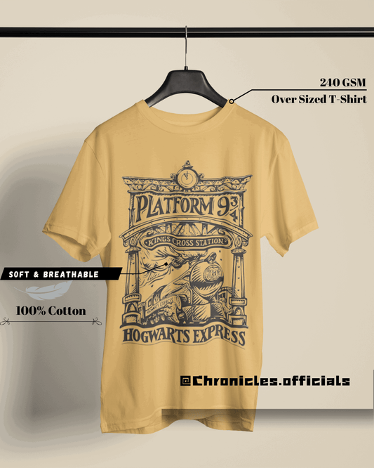 Harry Potter 9 3/4 Platform and the store | Oversized T-Shirt | HARRY POTTER - CHRONICLES