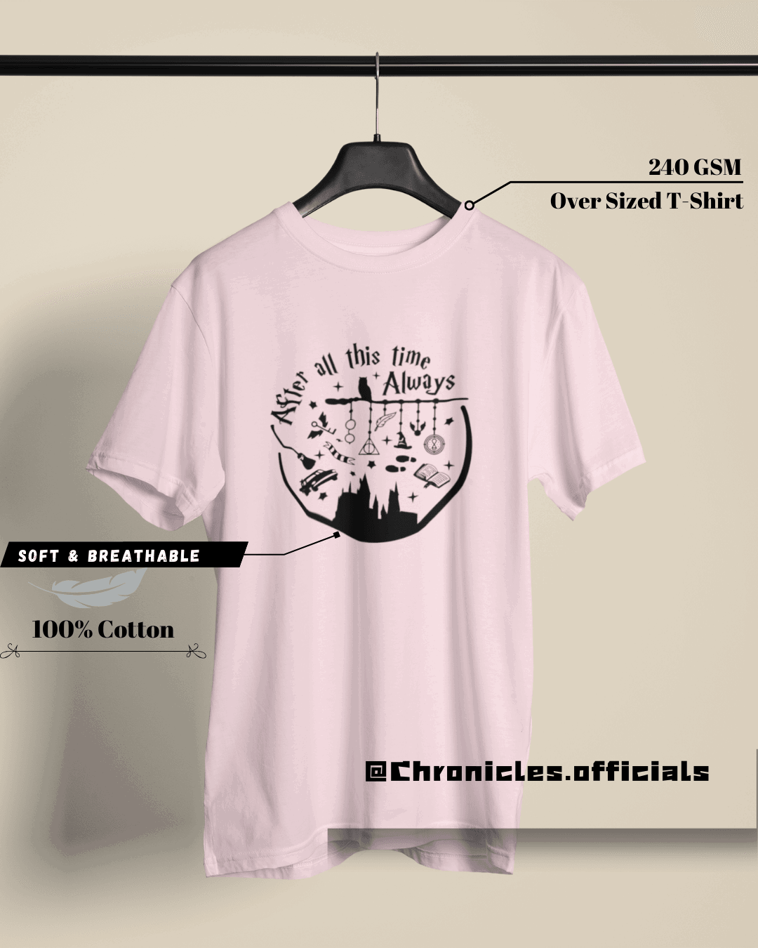 ALWAYS AND FOREVER | Oversized T-Shirt | HARRY POTTER - CHRONICLES