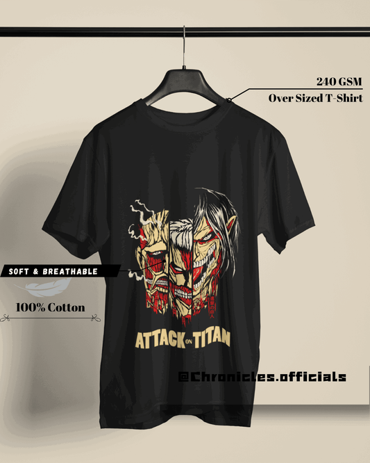 AOT - The Titan In Me| Oversized T-Shirt | Attack On Titan - CHRONICLES