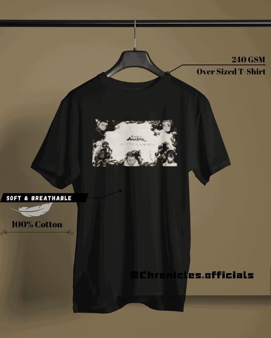 Aang And Team | Oversized T-Shirt | AVATAR - CHRONICLES
