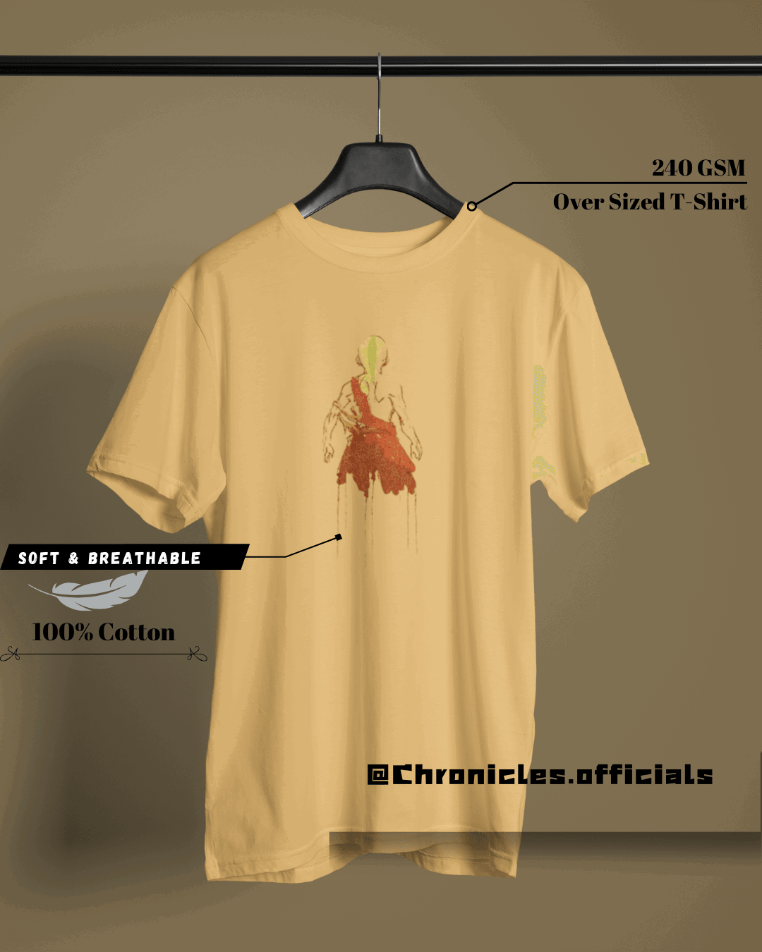 Aang and the mastery of Elements | Oversized T-Shirt | AVATAR - CHRONICLES