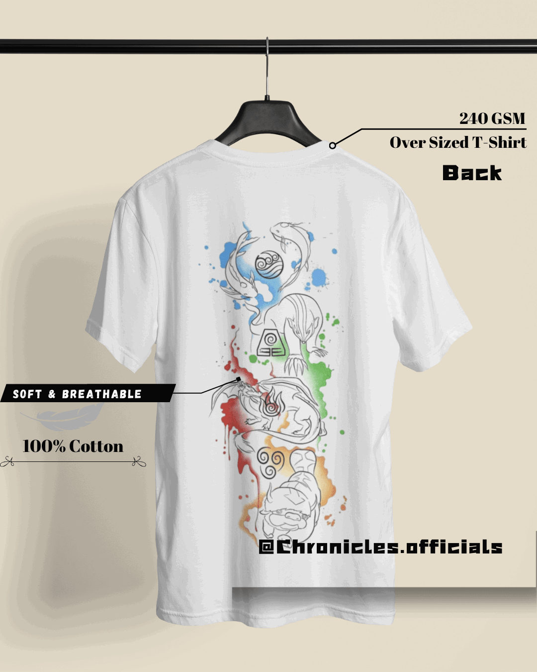 Aang's Journey | Oversized T-Shirt | AVATAR - CHRONICLES