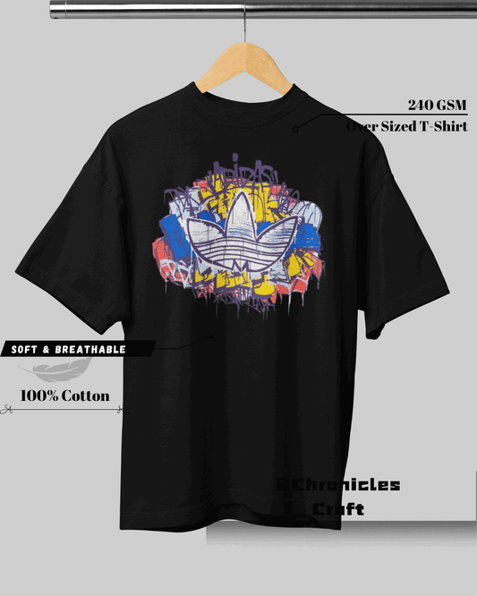 Adidas Originals Scribbled | Oversized T-Shirt | Chronicles Craft - CHRONICLES