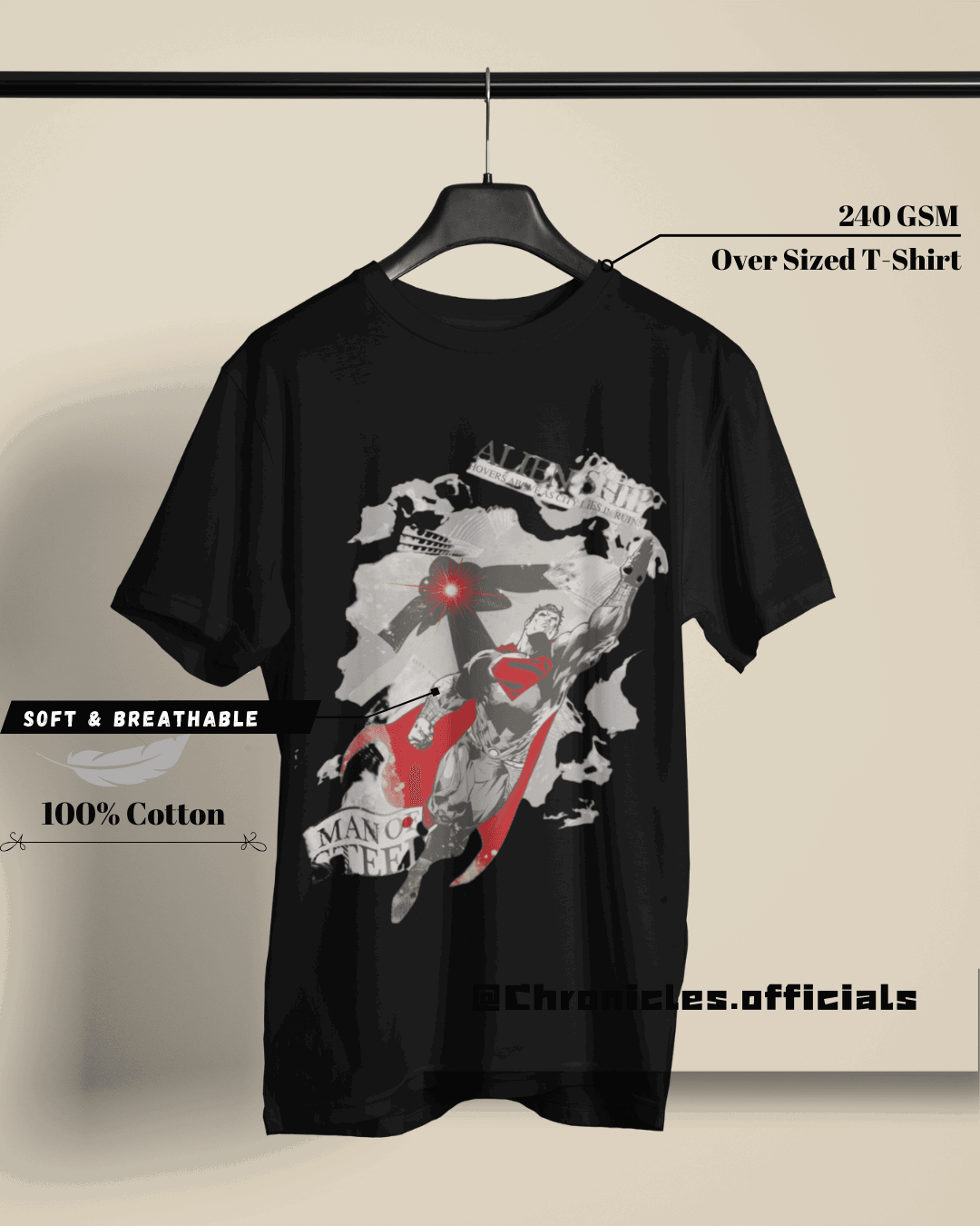 Alien in sky - Superman | Oversized T-Shirt | DC Official - CHRONICLES