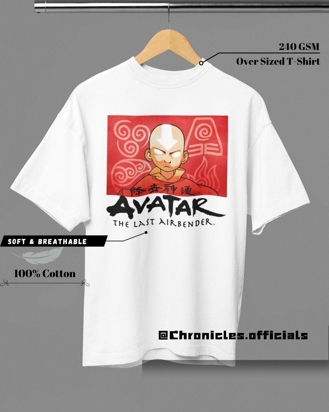 Angry Aang | Oversized T-Shirt | Anime - CHRONICLES