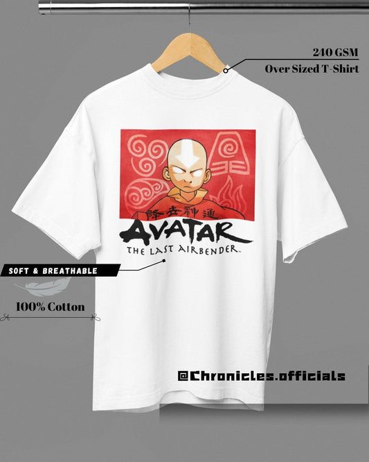 Angry Aang | Oversized T-Shirt | Anime - CHRONICLES