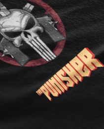 Animated Skull Print | Oversized T-Shirt | The Punisher - CHRONICLES