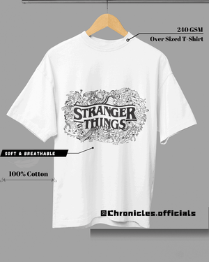Animated Abstract | Oversized T-Shirt | STRANGER THINGS
