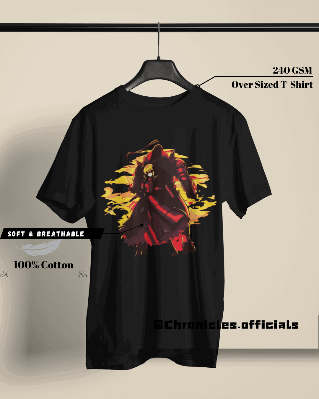 Armour Of Love - Eric Brothers FMA | Oversized T-Shirt | Full Metal Alchemist - CHRONICLES