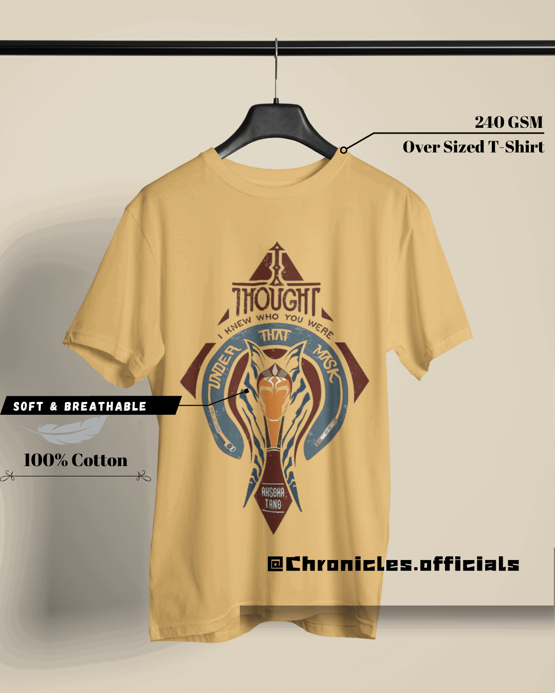 Ashoka (Star Wars) | Oversized T-Shirt | Star Wars - CHRONICLES