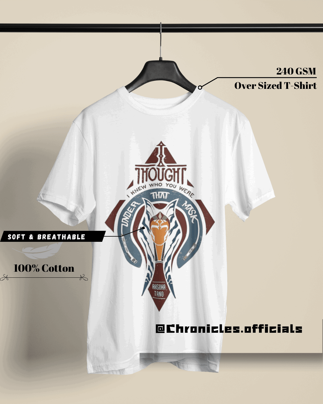 Ashoka (Star Wars) | Oversized T-Shirt | Star Wars - CHRONICLES