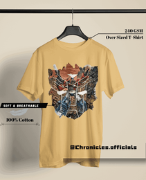 Autobots (Colourful logo print) | Oversized T-Shirt | Transformer - CHRONICLES
