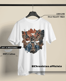 Autobots (Colourful logo print) | Oversized T-Shirt | Transformer - CHRONICLES