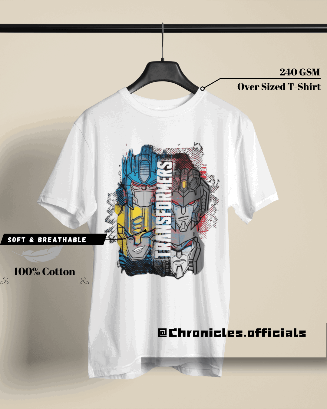 Autobots assemble (Transformers) | Oversized T-Shirt | Transformer - CHRONICLES