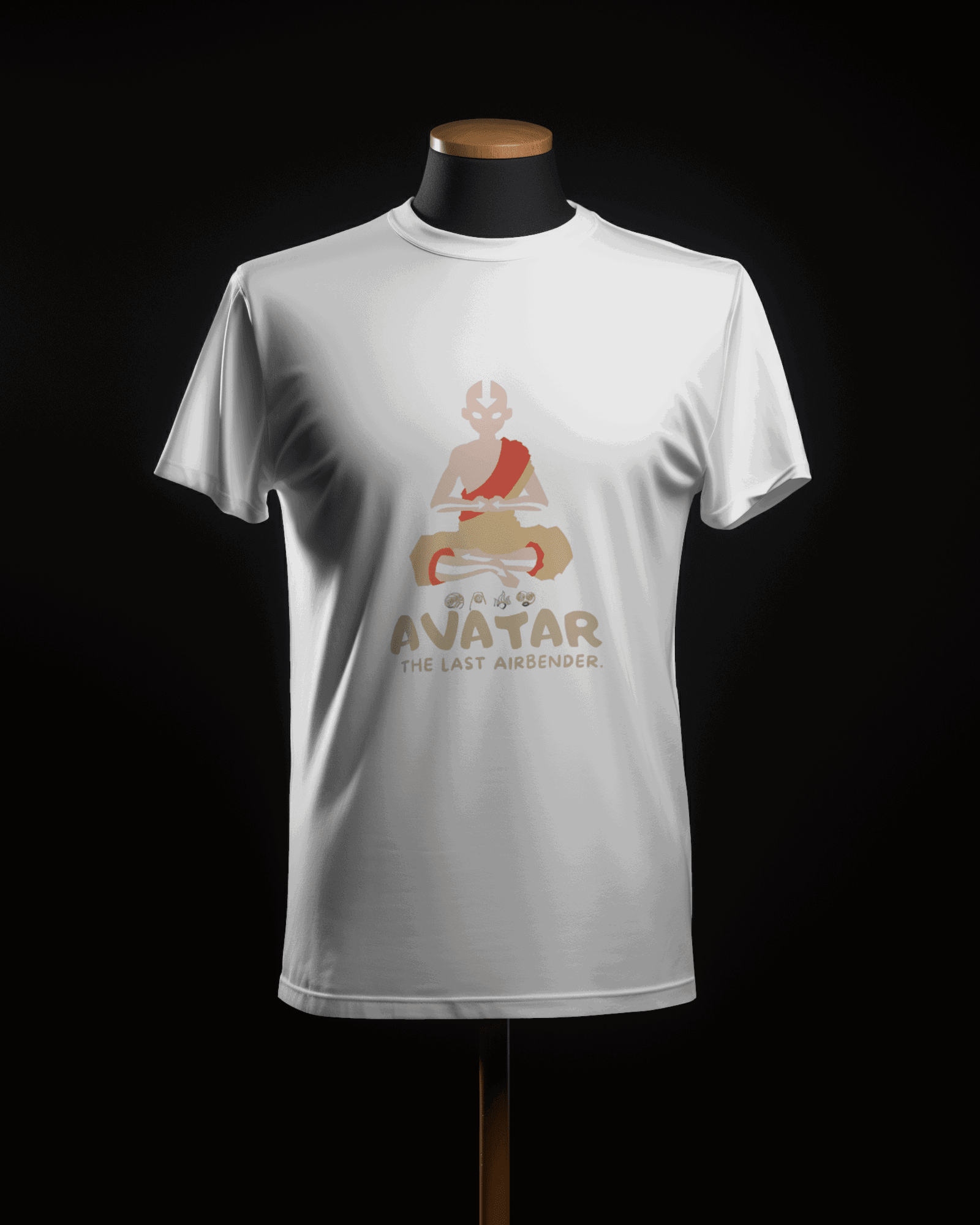 Avatar Aang Meditating | Oversized T-Shirt | Anime - CHRONICLES