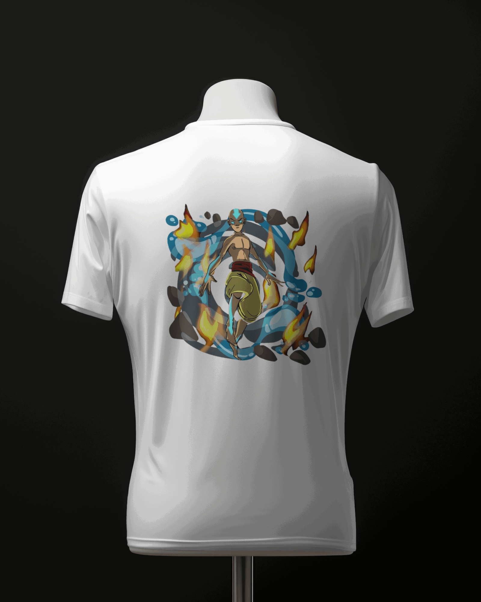Avatar Aang Meditating | Oversized T-Shirt | Anime - CHRONICLES